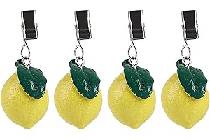 TwoFish Home Lemon Tablecloth Weights Clips