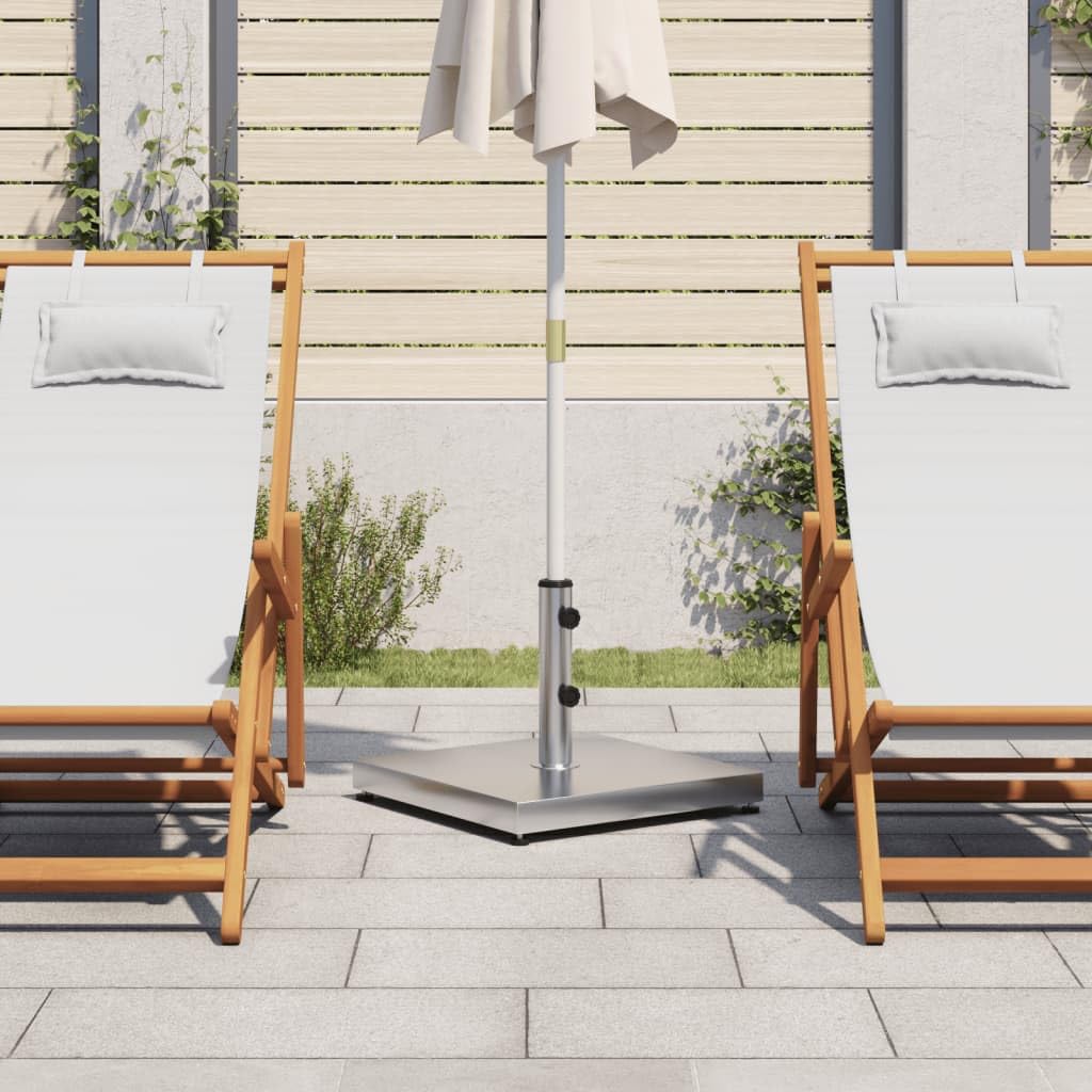 vidaXL Base de Parasol pour mâts Ø32/38/48 mm 28 kg carré