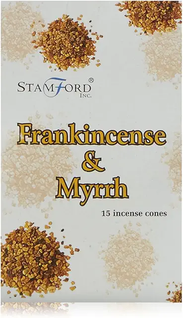 Frankincense Myrrh Incense Cones - Stamford Aromatic Conical Incense