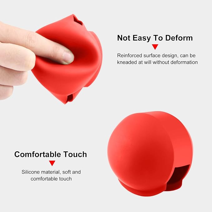Protector lente silicona para Insta360 X3 X4 rojo miniatura 2