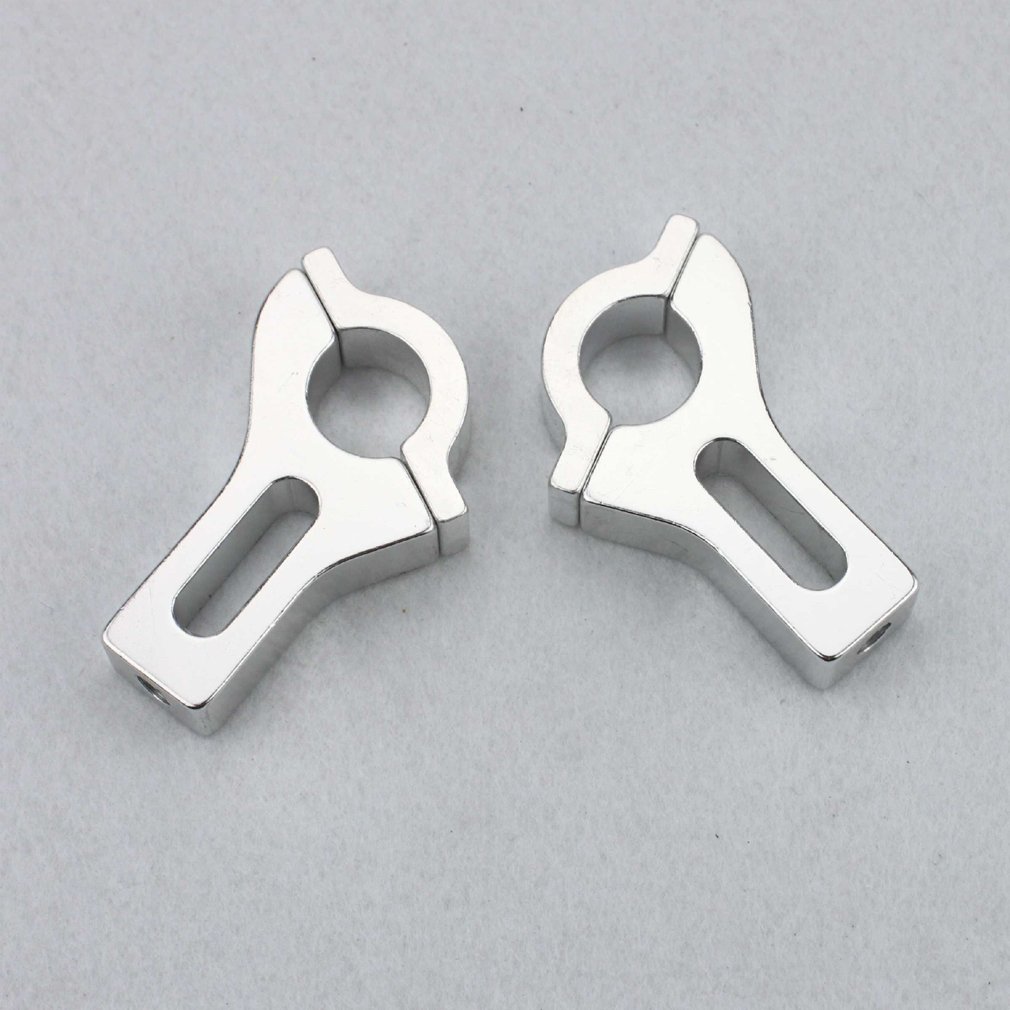 GOOFIT 7/8" en Alliage d'aluminium Cintre Main Brush Guards Protector Handguards Assy Remplacement pour Moto Motocross Pit Off-Road Dirt Bike VTT Blanc