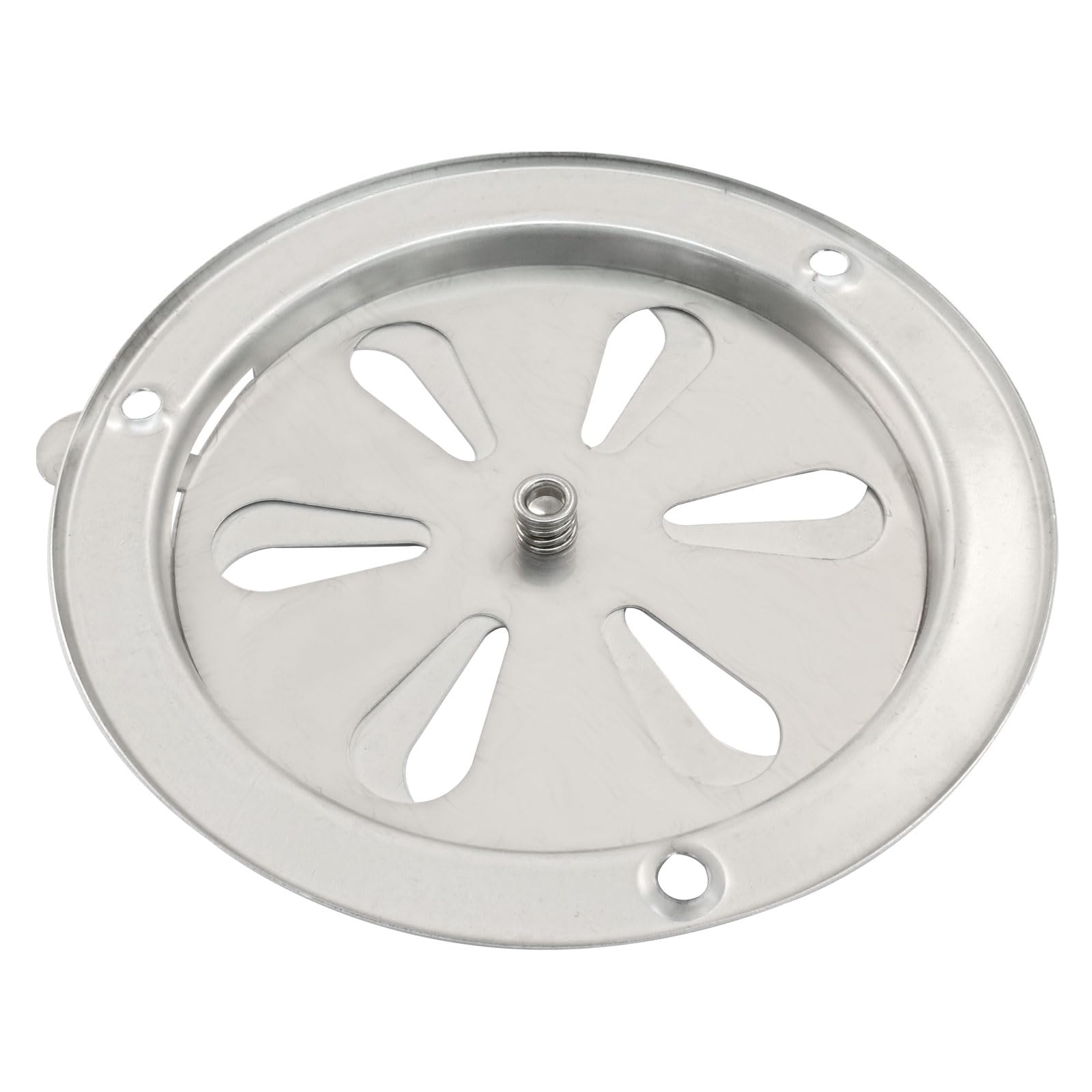 Unlorspy 2Pcs BBQ Smoker Air Vent, BBQ Smokestack Damper Smoker Exhaust Stack for Optimal Grill Airflow Control Vent(125mm)