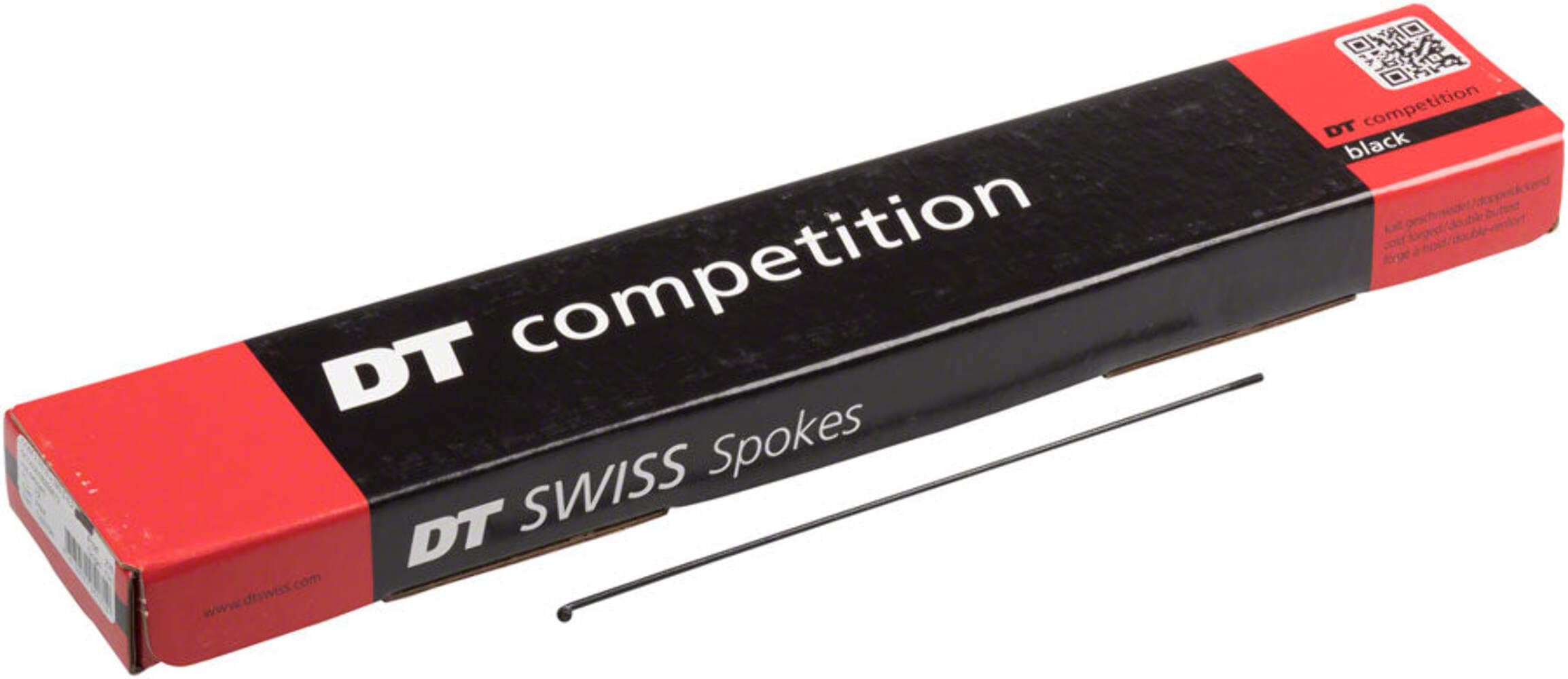 DT Swiss Raggi neri da competizione 14/15 g = scatola da 2/1,8 mm 100, 278 mm