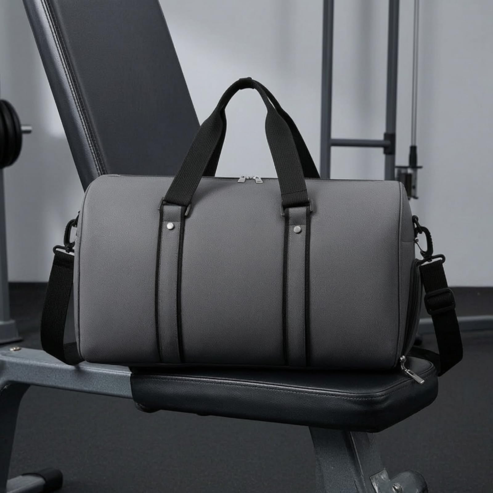 Borsone con Scomparto Scarpe Impermeabile Borsone da Palestra Resistente agli Strappi Borsa da per Viaggiatori, Pendolari, Piscina