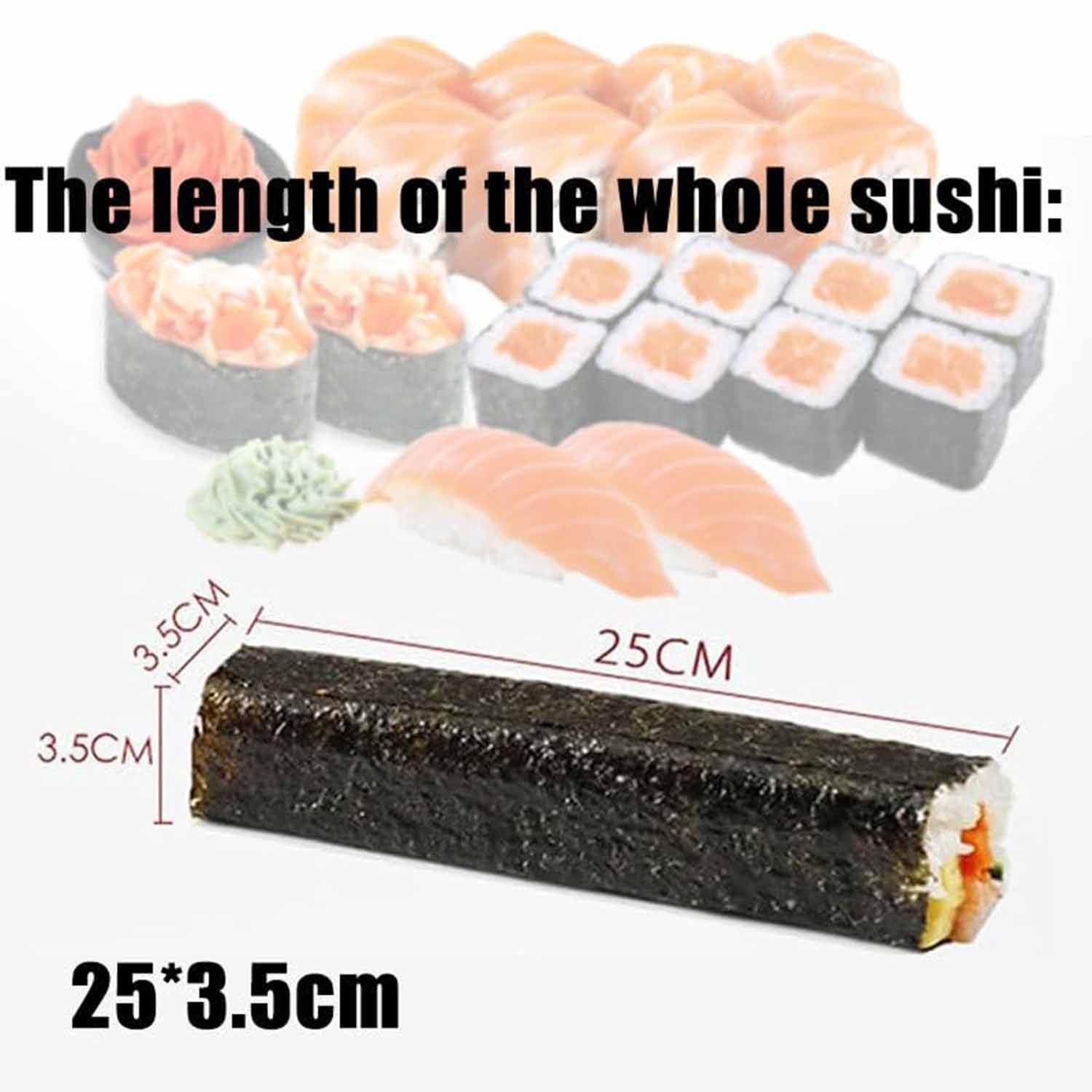 Sushi Making Kit mit Bazooka Roller, DIY Sushi Maschine für Anfänger, Einfach zu bedienender Sushi Maker für Home Roll Preparation, Complete Sushi Making Tools Included