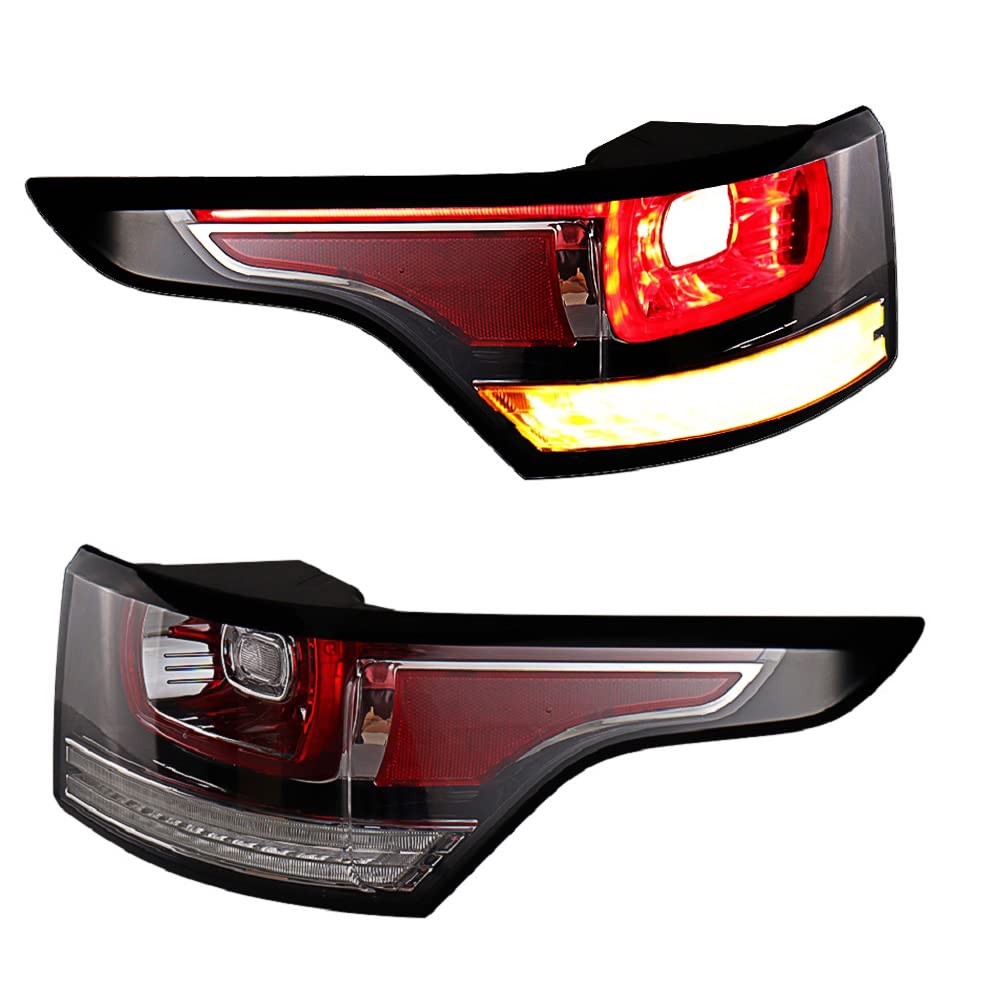 Astra Depot Pair Running Brake Tail Light Assembly Turn Signal Reverse Lamp Compatible with 2014-2017 Land Rover Range Rover Sport LR061589 LR061588