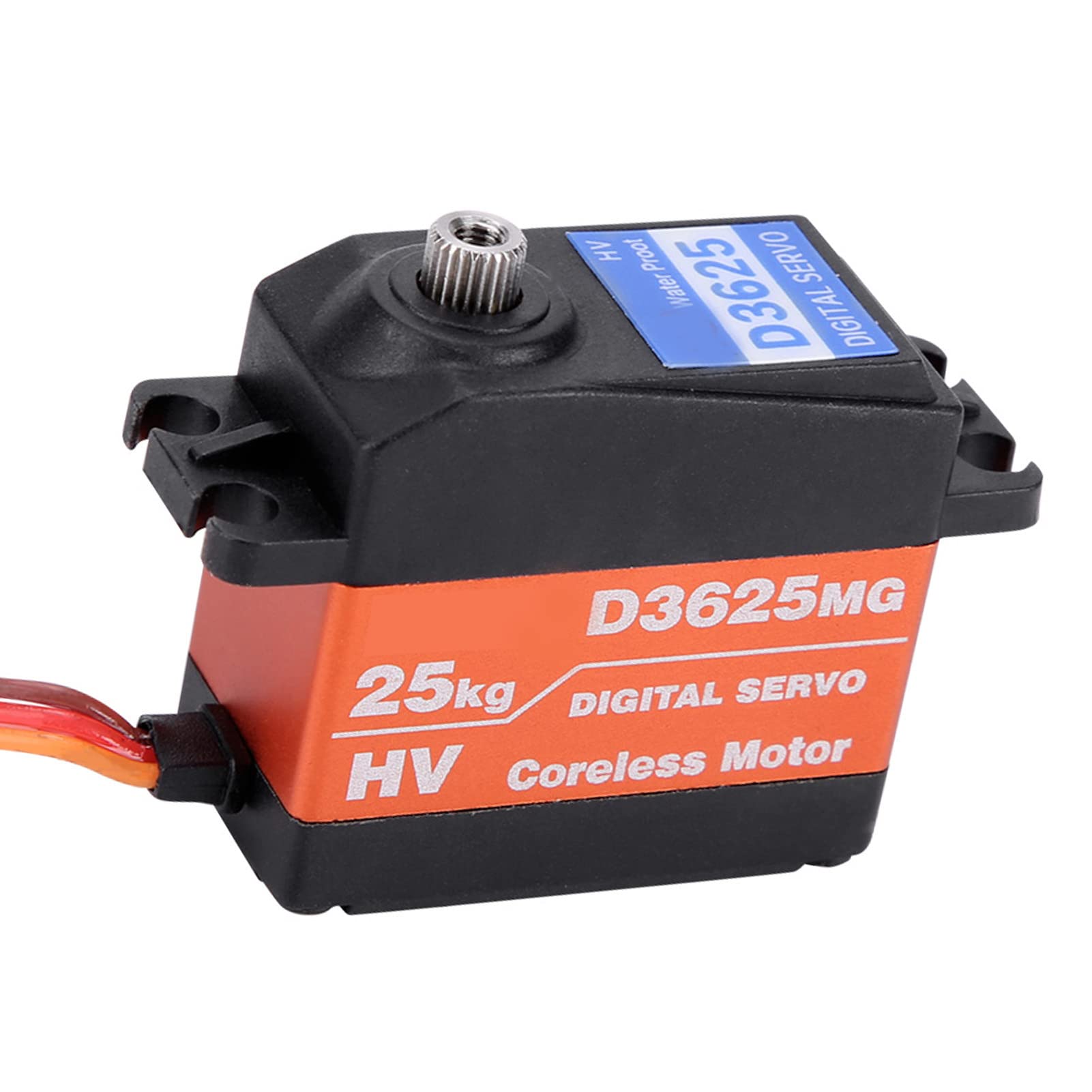 POENVFPO Engranaje Metalico Servo 180 Grados 24kg Par Alto para Coche RC