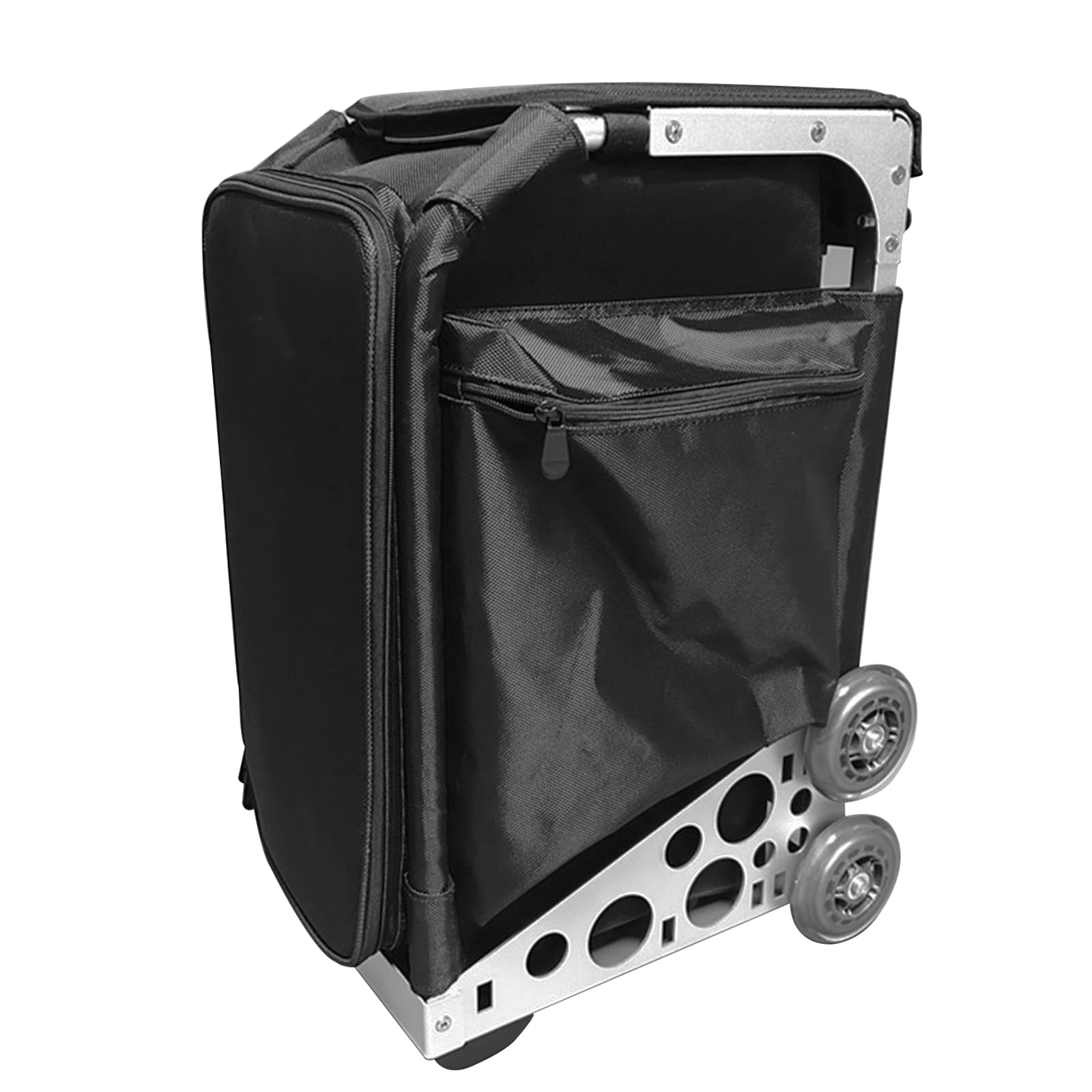 Carrito modular de primeros auxilios, funda móvil de emergencia para visita al médico, organizadores de almacenamiento para clínicas y veterinarios, aleación de aluminio, 13.2 pulgadas de