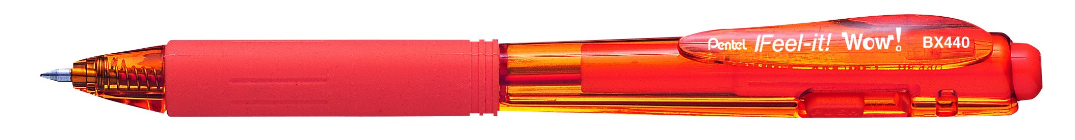 Pentel bx440 Bolígrafo de bola, 12 unidades, Naranja