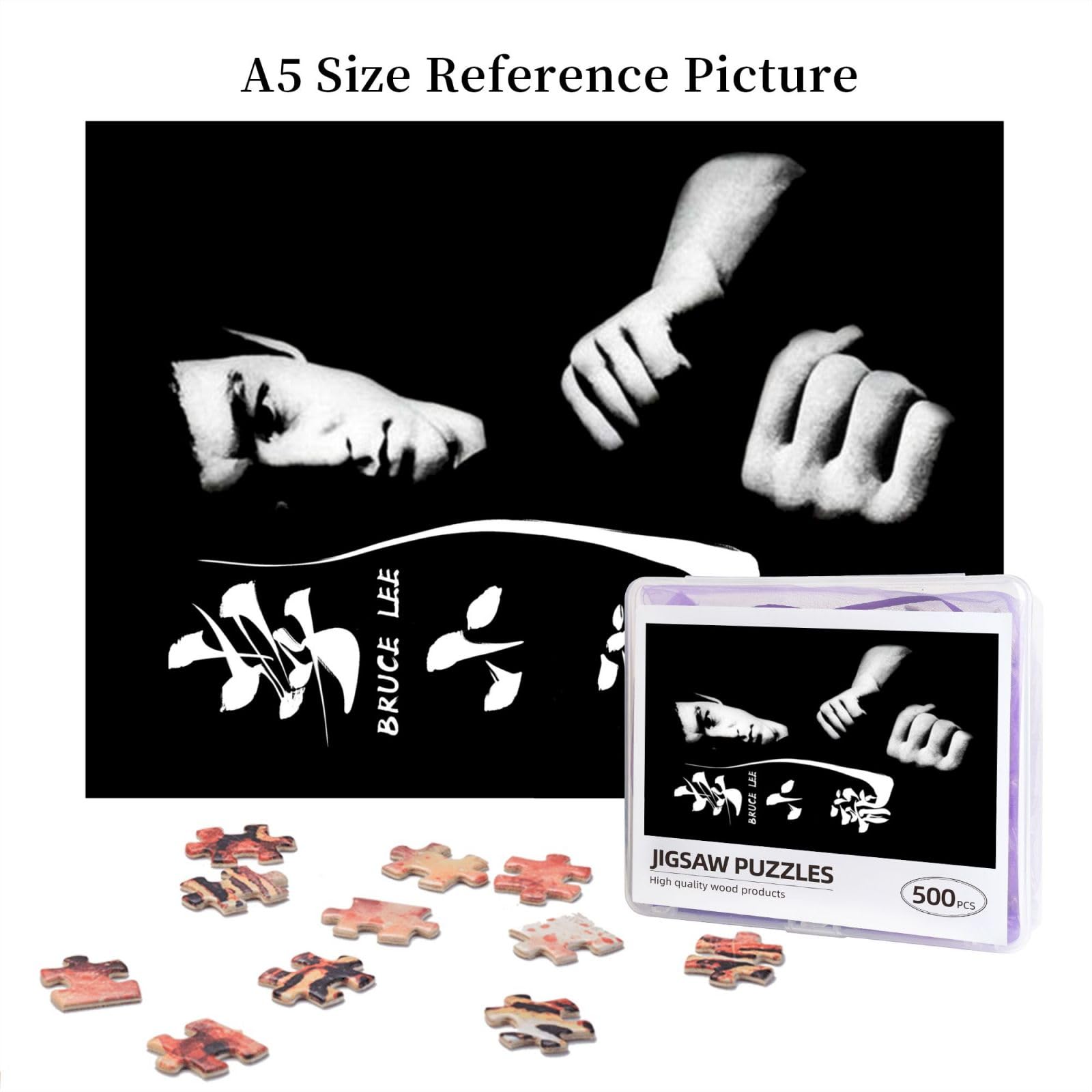 Amazon.co.jp: 500ピース ジグソーパズル Bruce Lee ブルース リー 38