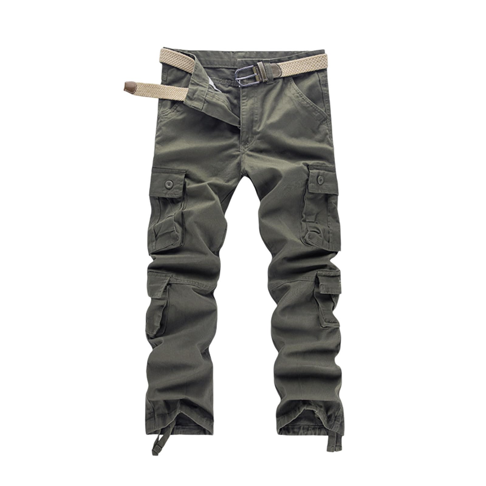 Pantalon cargo homme en coton durable avec poches - 6