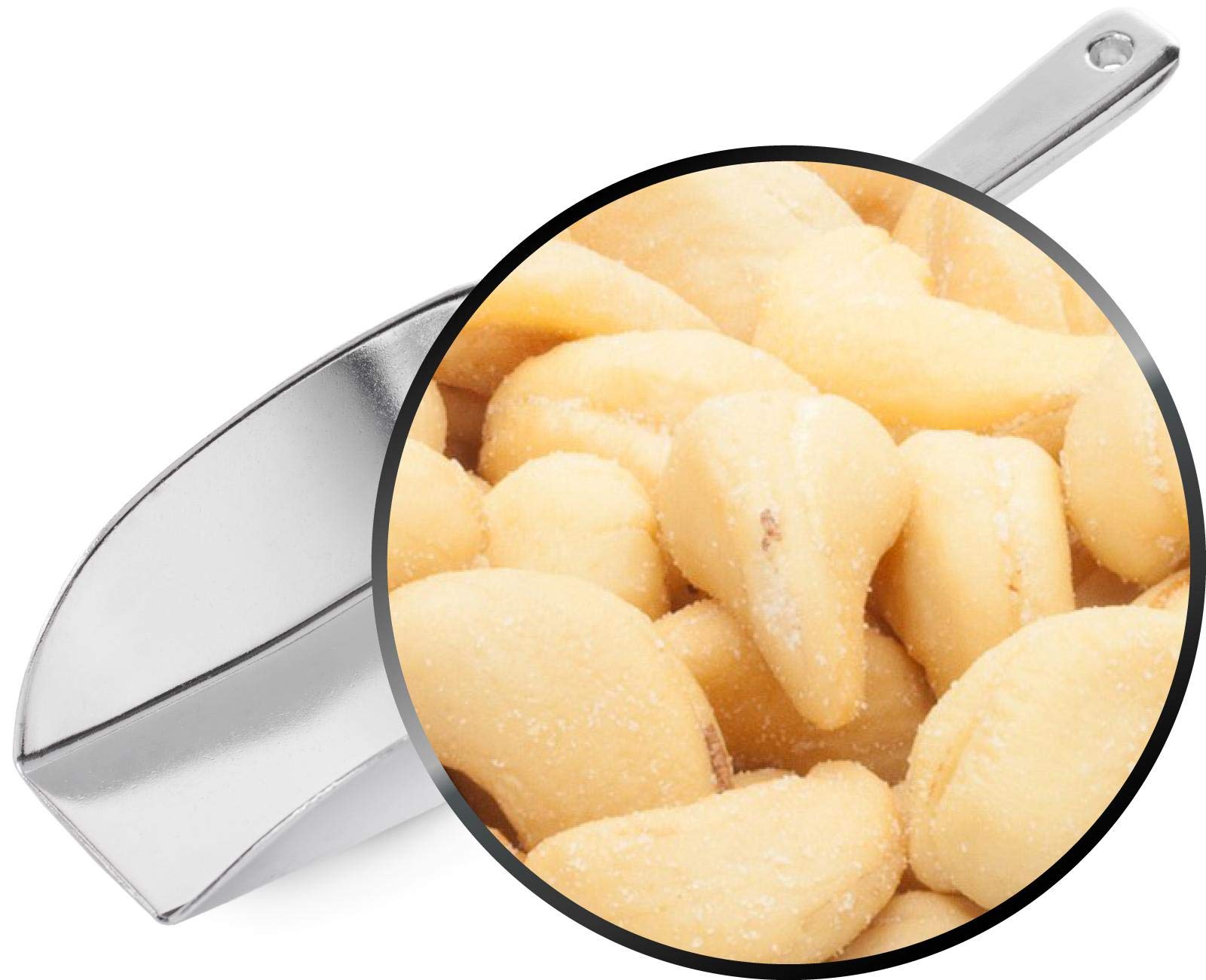 1 x 5kg Cashewkerne geröstet mit Meersalz ohne Zusätze mit 18 % Protein vegetarisch vegan laktosefrei glutenfrei