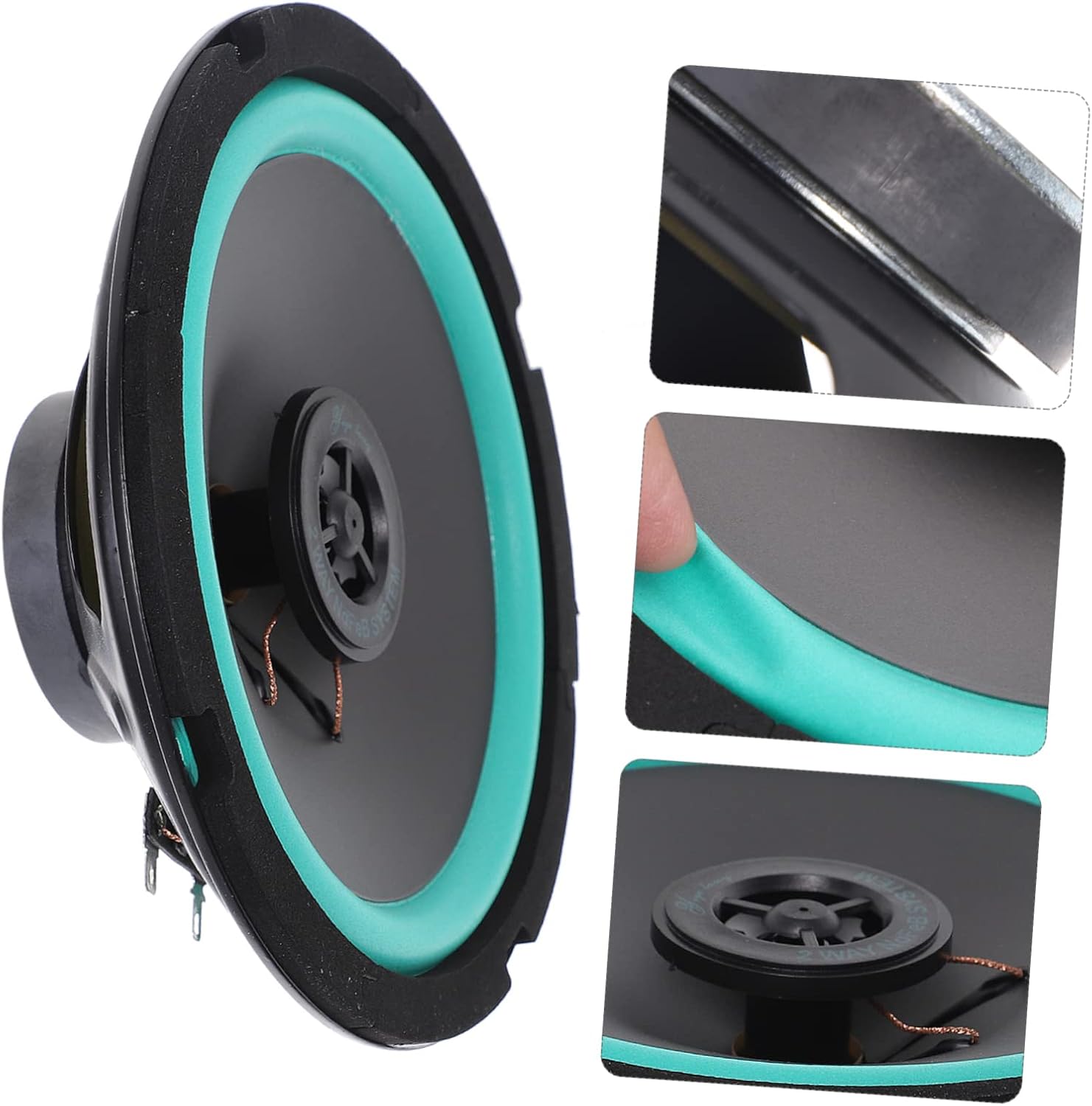 Amosfun 6.5 Inch Shallow Mount Car Loudspeaker 4 Ohm 160W Midrange
