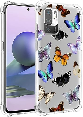 Miniatura 5 de Funda de teléfono para Redmi Note 10 5GPoco M3 ProRedmi Note 10T 5G M2103K19G Funda para niñas y mujeres, funda protectora transparente de TPU suave