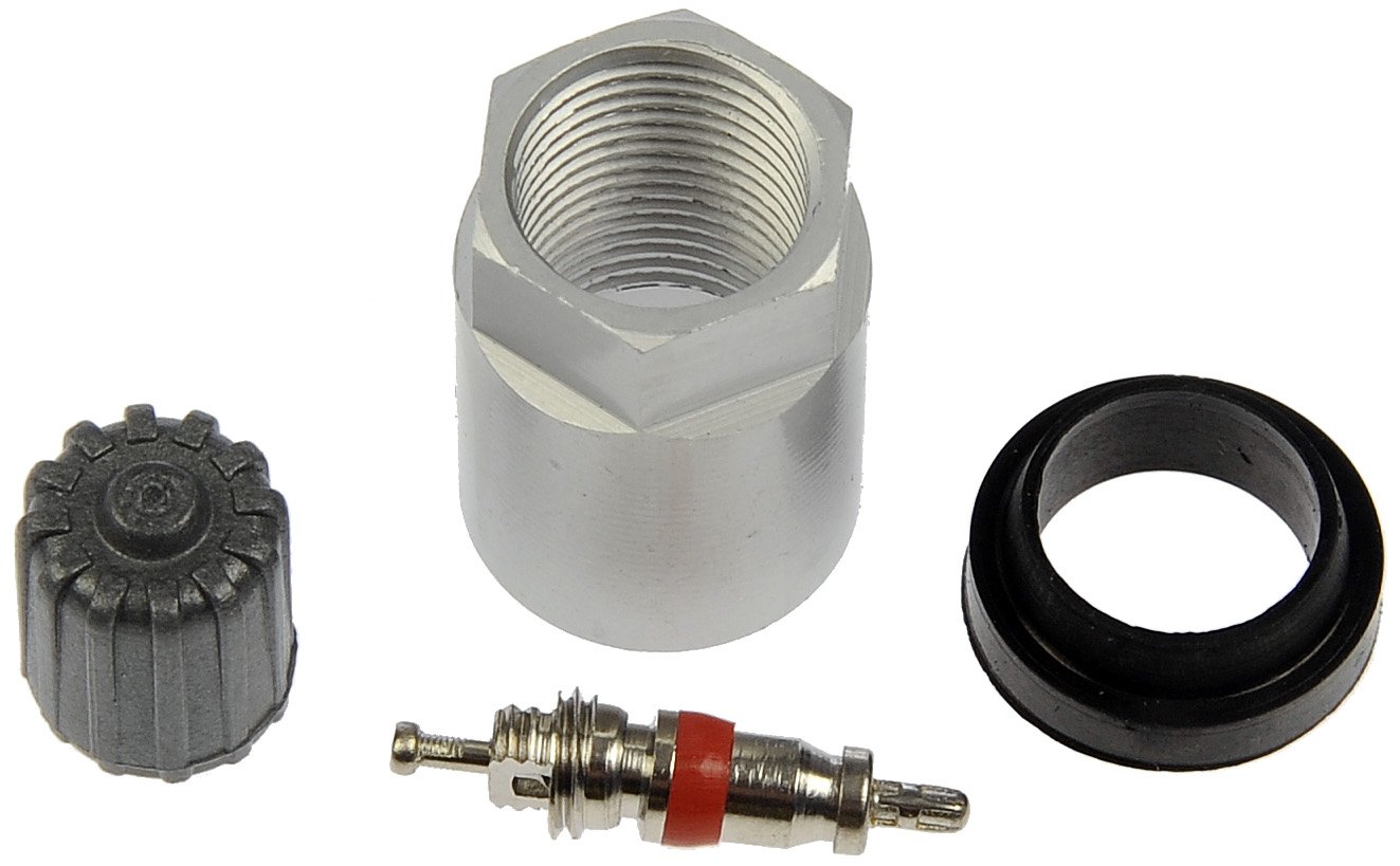 Dorman 609-120.1 Tire Pressure Monitoring System Service Kit Compatible with Select Models - Tire Pressure Monitoring System Service Kit - TPMS VALVE CORE KIT - Tire Pressure Monitoring System Service Kit - Tire Air Pressure Sensor Hardware - TPMS Hardware Kit - Tire Pressure Monitoring Sensor Hardware - Tire Pressure Sensor Hardware - Tire pressure warnings a problem? This tire pressure monitoring system (TPMS) sensor hardware kit includes all replacement sensor hardware components for this TPMS-equipped vehicle: a valve stem core, a new rubber seal and a valve stem threaded neck and cap. - Chrysler 2010-05, Dodge 2012-05, Jeep 2011-05, Mitsubishi 2009-08