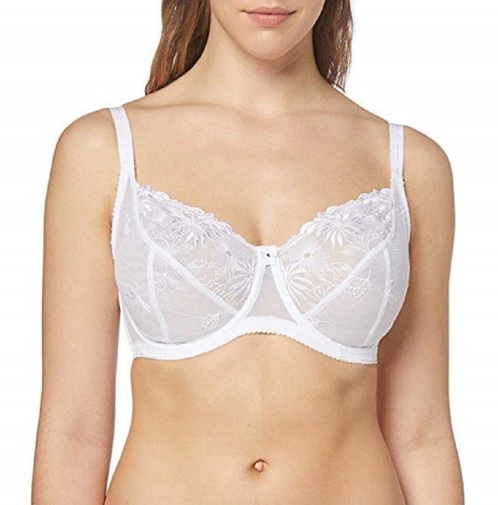 Pour Moi Women's White St Tropez Underwired Non Padded Top, 38G