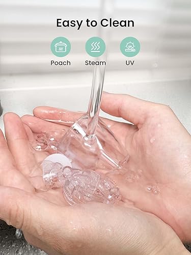 Miniatura 8 de GROWNSY Cámara de succión más grande oficial mejorada y 3 puntas de silicona para aspirador nasal GROWNSY Kit de reemplazo de chupete de nariz