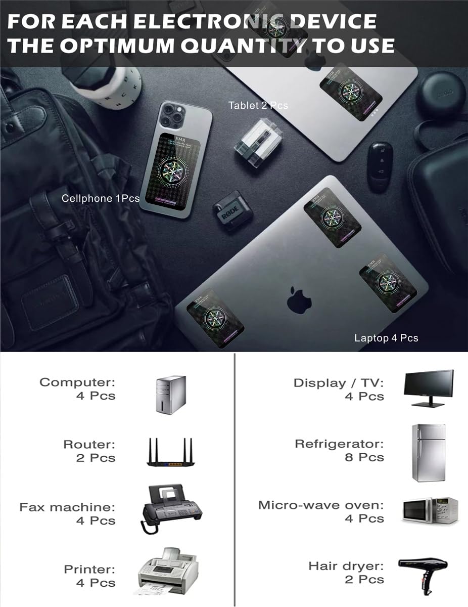 Calcomanías de protección para teléfono celular, para todos los teléfonos/tabletas/portátiles/todos los dispositivos, colores arcoíris (4 piezas)