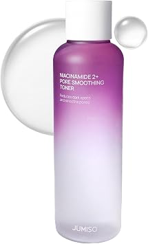 JUMISO Niacinamide 2% Exfoliating Toner with PHA + BHA Pore Smoothing & Resurfacing Face Toner for Textured Skin TXA+Glutathione Brightening, Hyaluronic Acid Hydration, Fragrance-Free, 6.93 fl oz