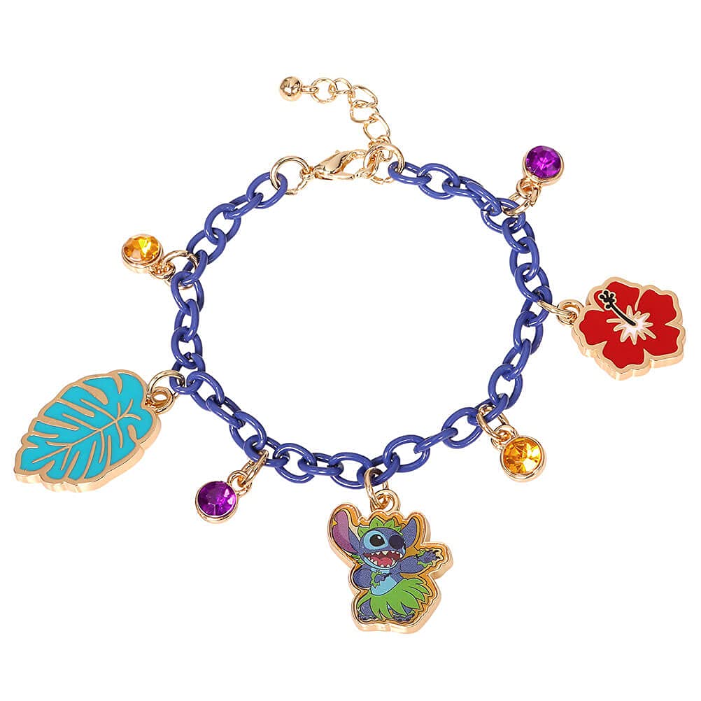 Disney Lilo and Stitch Multicoloured enamel Costume charm bracelet BH00293YRML-65