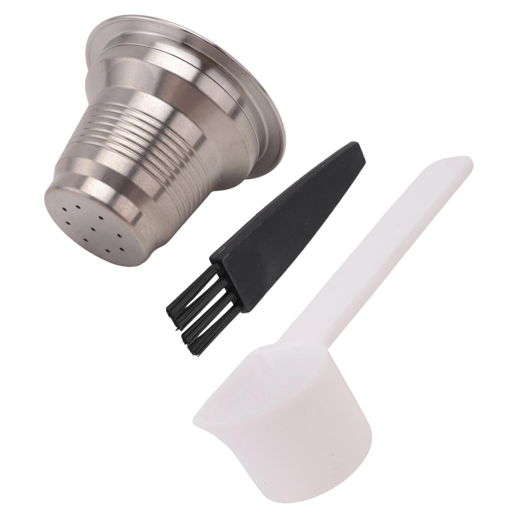 2X Cápsula de Café Reutilizable y Rellenable para Cafetera LOR con Filtros de Acero Inoxidable LM8012