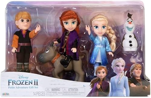 Disney Frozen 2 Set de Regalo de Muñecas Pequeñas - Incluye Elsa, Anna, Kristoff, Olaf y Sven! 6 pulgadas