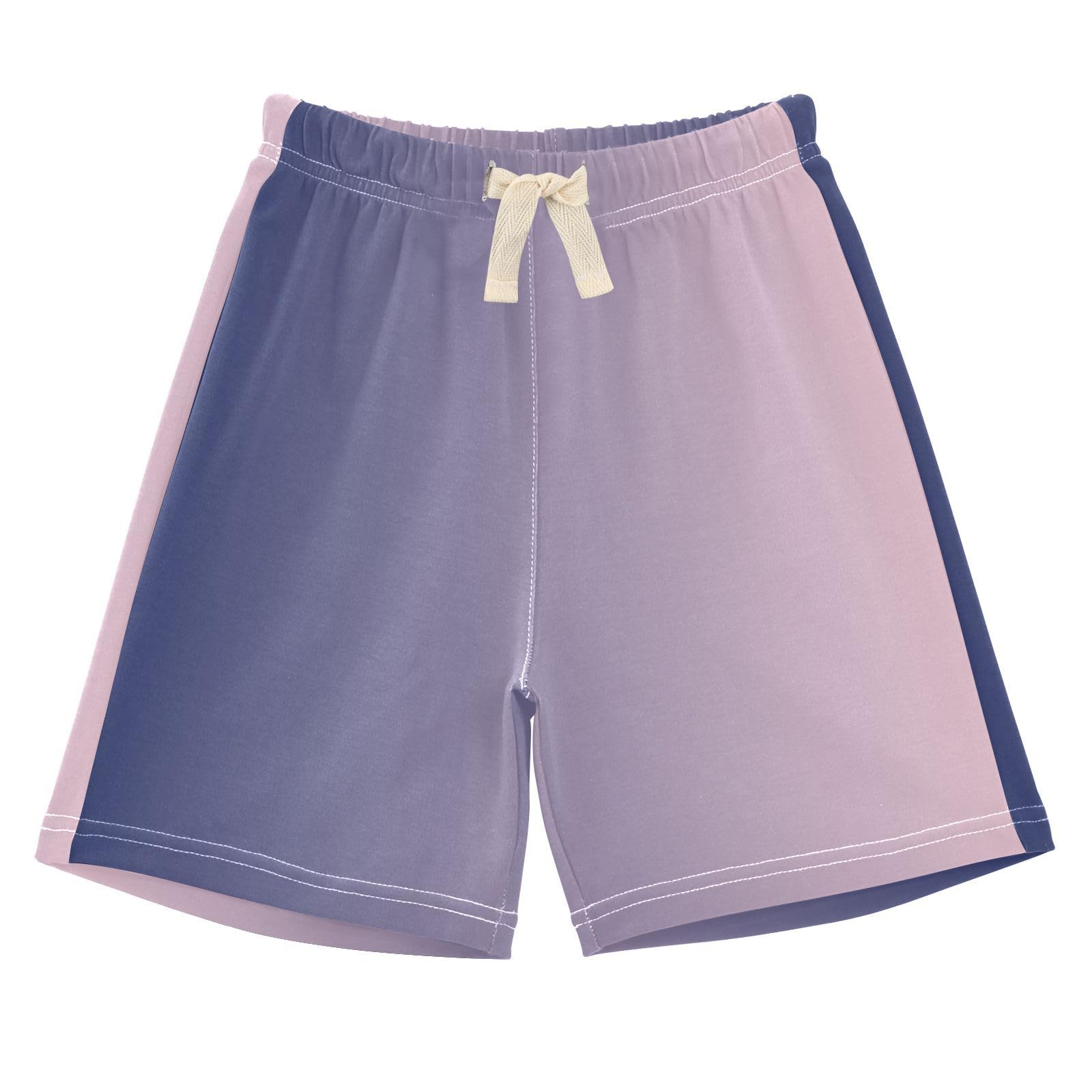 J JOYSAY Purple Pink Gradient Toddler Baby Boy Shorts Jogger Shorts with Drawstring Elastic Waist Unisex Babies Pull-On Shorts for 2T Child