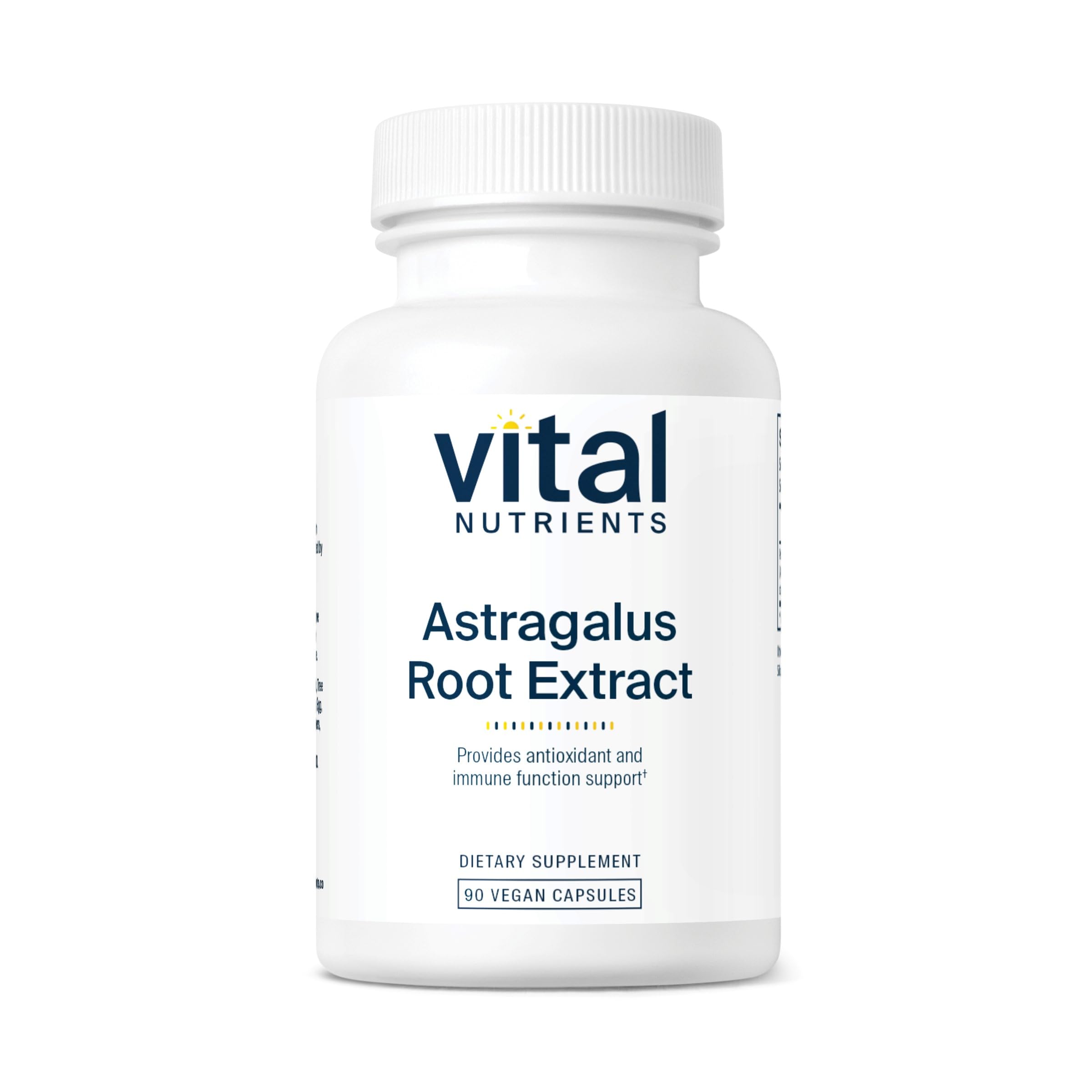 Vital Nutrients - Astragalus Root Extract - Vegan Formula - Herbal Support for The Immune System - 90 Vegetarian Capsules per Bottle - 300 mg