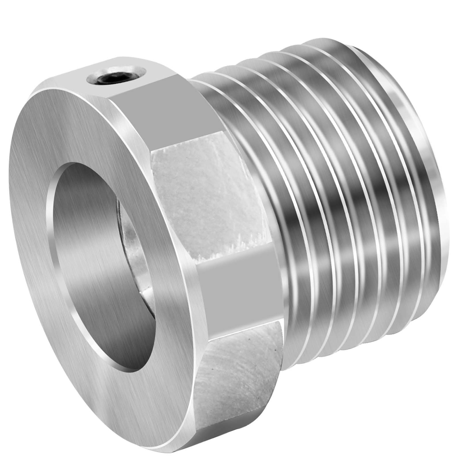 Adapter wrzeciona wrzeciona wrzeciona tokarskiego, konwertuje 1"x8 TPI na 1-1/2-8 TPI do tokarki do obróbki drewna