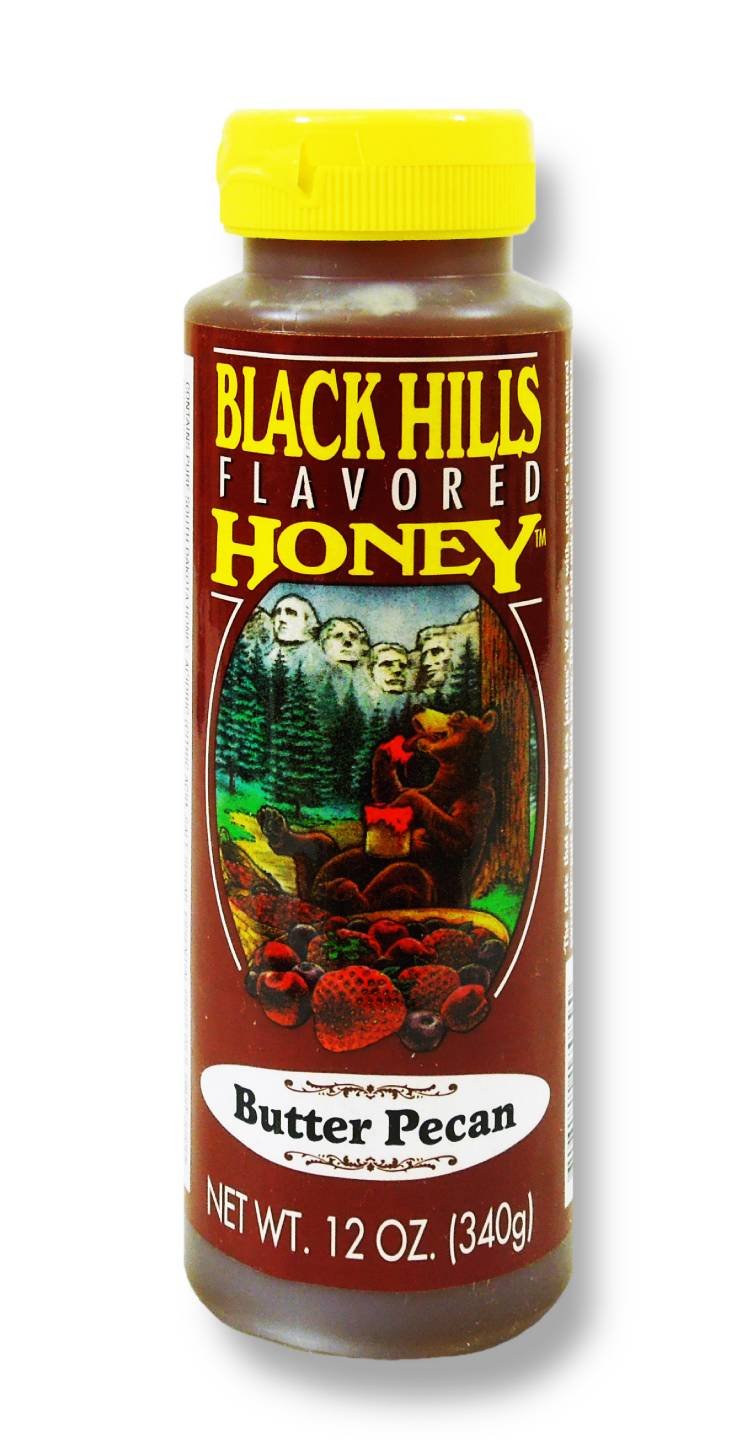 Black Hills Flavored Honey - Butter Pecan 12oz (Pack of 2)