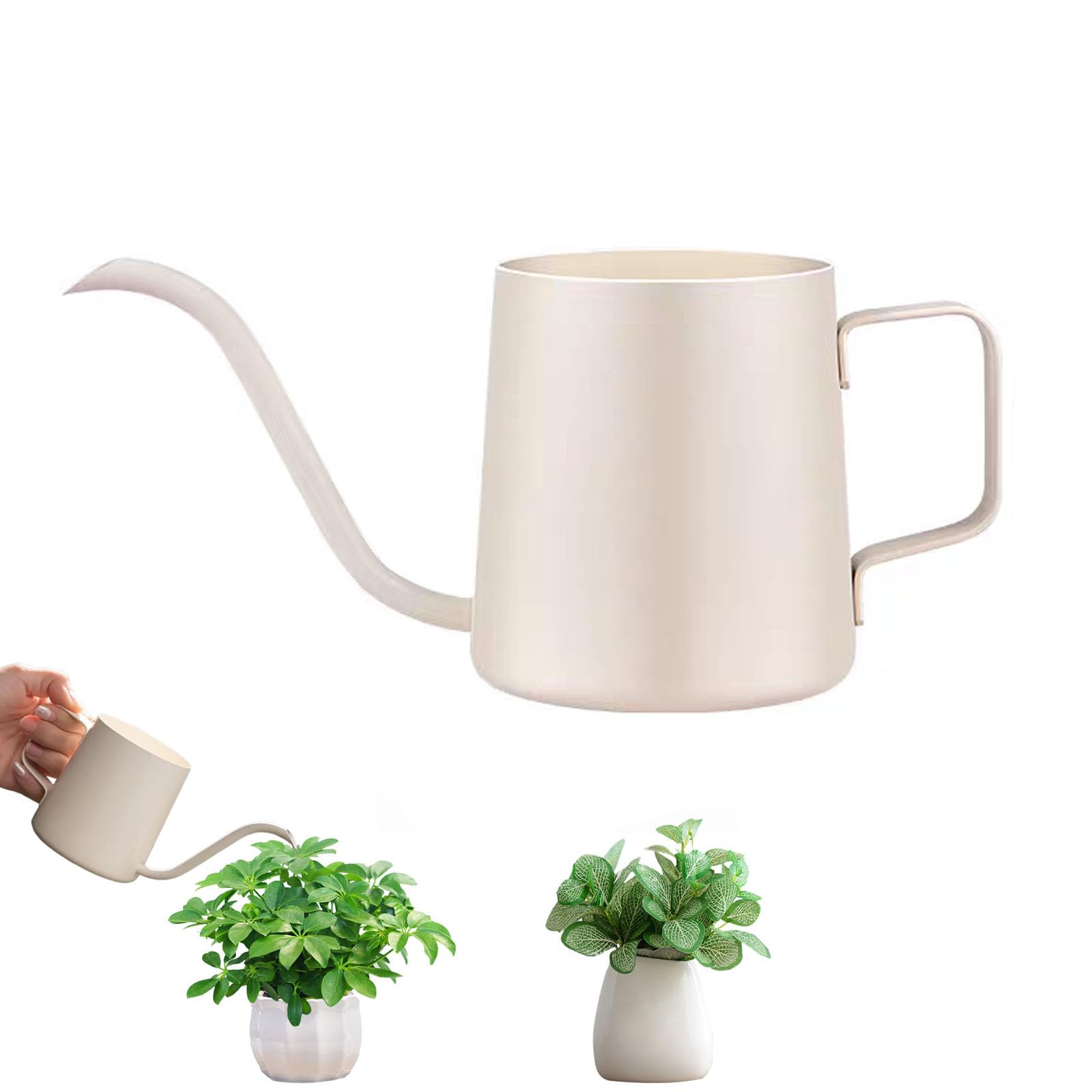 Plant Watering Can,250 ml Stainless Steel Outdoor Indoor Watering Can