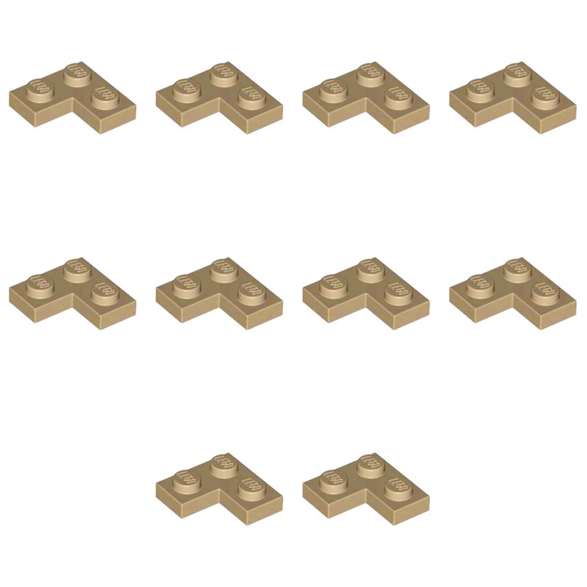 LEGO Plate 2 x 2 Corner, Part 2420 (Dark Tan, 10, Bricks) — image 1