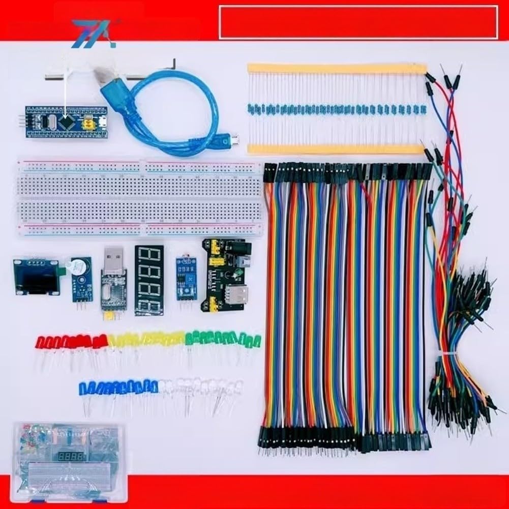 Kit di sviluppo microcontrollore STM32F103C8T6 Chip per oled Display Breadboard per Arduino IDE Esempio Progetti Tutorial (A)