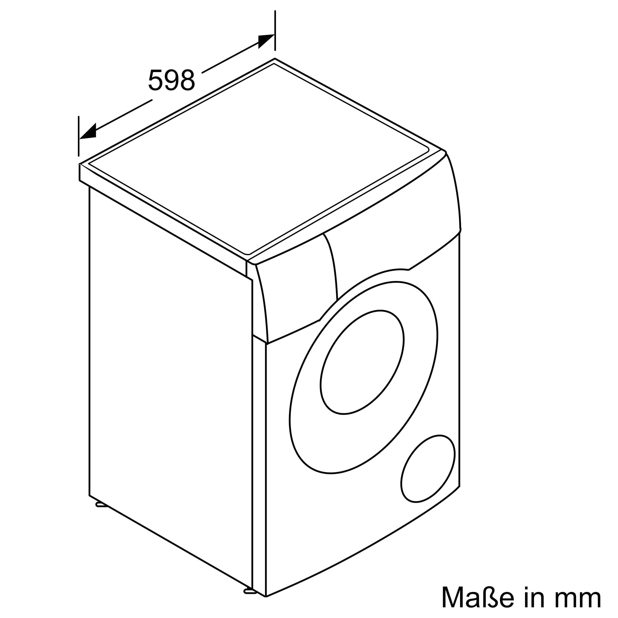 Bosch Serie 8 WNC254AS0 Waschtrockner 10.5 kg Waschen 6 kg Trocknen 1400 UpM i-Dos IronAssist Dampffunktion AutoDry