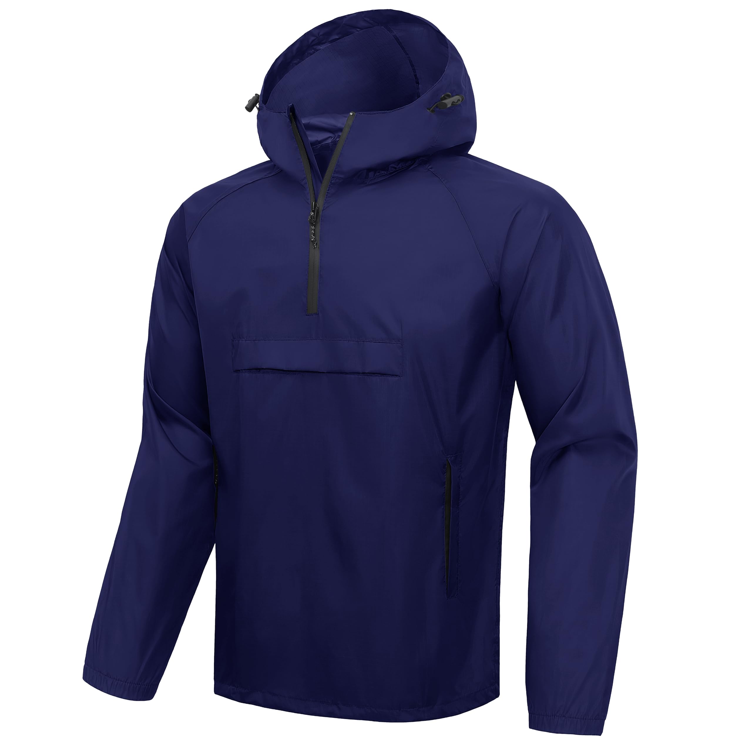 SWISSWELL Men's Rain Jacket Waterproof Lightweight Pullover with Hood