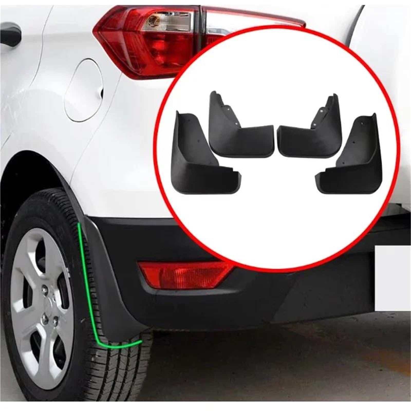 Actuador Bloqueo Portón Para Ford Para Ecosport 2013-2017 Guardabarros Delantero Trasero Luces