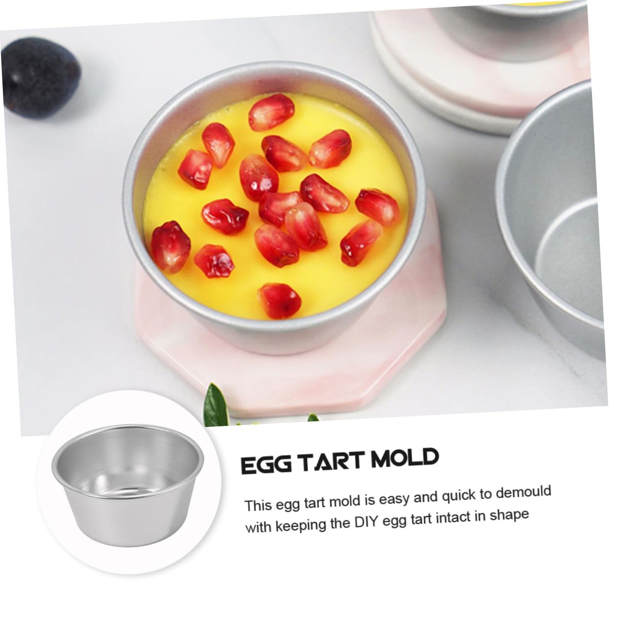 HEMOTON 30piezas Molde Para Muffins y Pudding De Reutilizable De Tazas Antiadherentes Para Hornear Tartas Pasteles y Postres