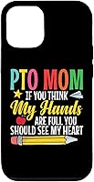 Vista 1 de Funda para iPhone 15 para padres y maestros, accesorios para mamá, PTO Mama