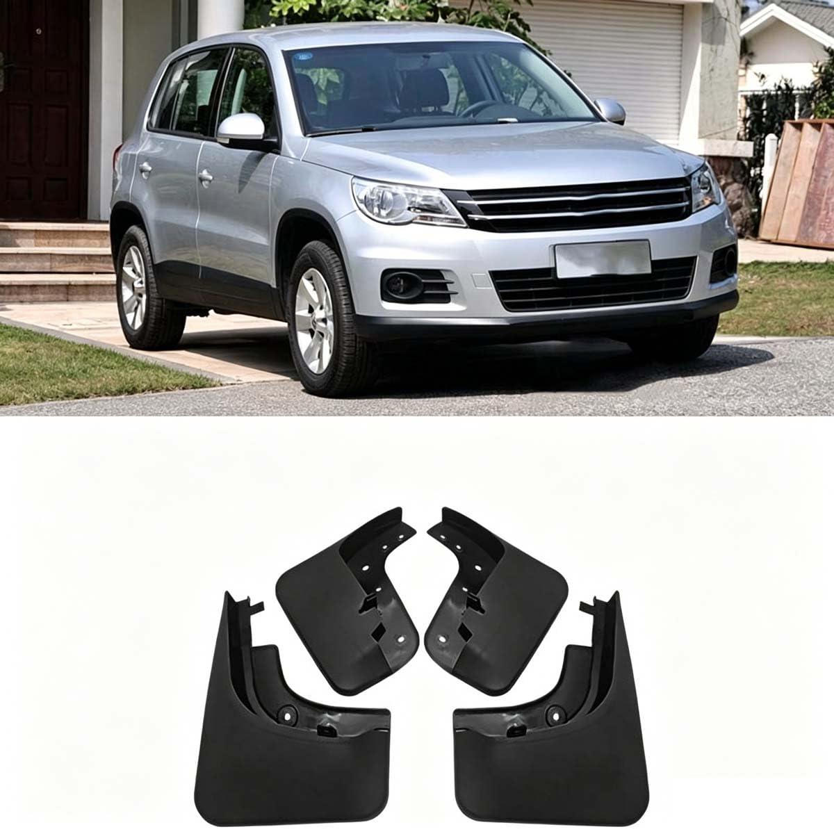 Garde-Boue VW Tiguan 2005-2016 Idéal pour Sorties Nature et Routes de Campagne
