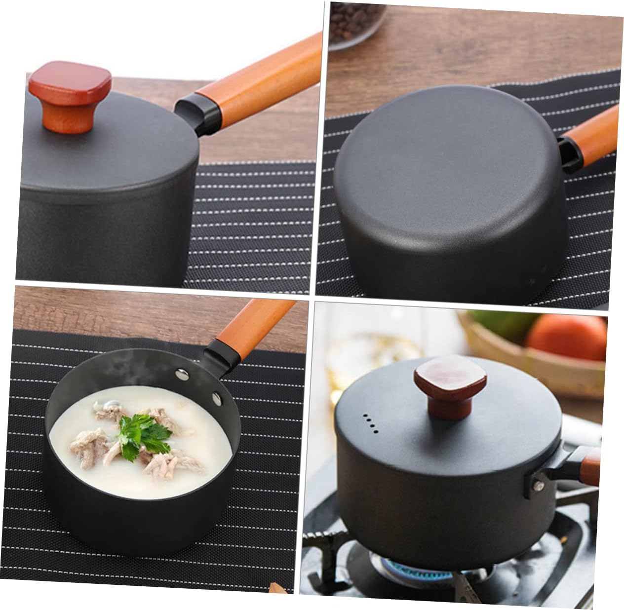 ABOOFAN Non-stick Frying Pan Iron Saucepan Saucepan Non-stick Sauce Pan Hard Anodized Cookware