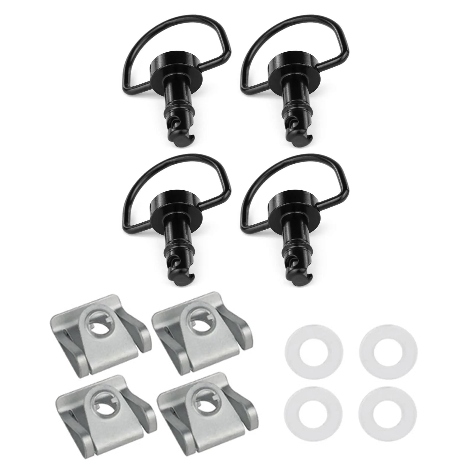 Viti Per Moto Per Ducati 749 916 996 998 999, Bulloni Per Carenatura Da 17 Mm, Bulloni A Sgancio Rapido Con Anello A D Da 1/4 Di Giro. Bulloni Kit Carrozzeria Viti(Nero,4 pezzi)