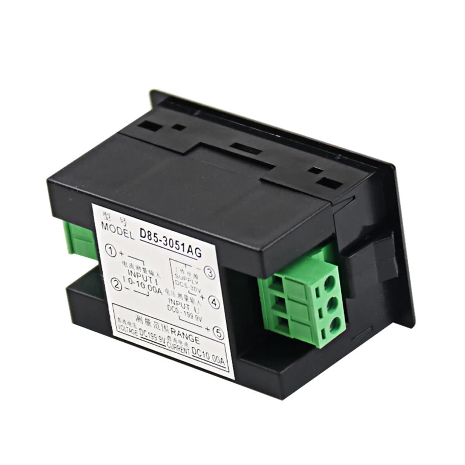 D85-3051AG DC amperomierz woltomierz podwójny wyświetlacz cyfrowy