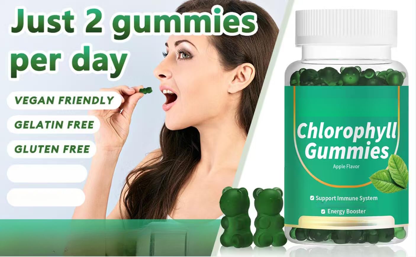Chlorophyll-Gummis - Verdauung,2St