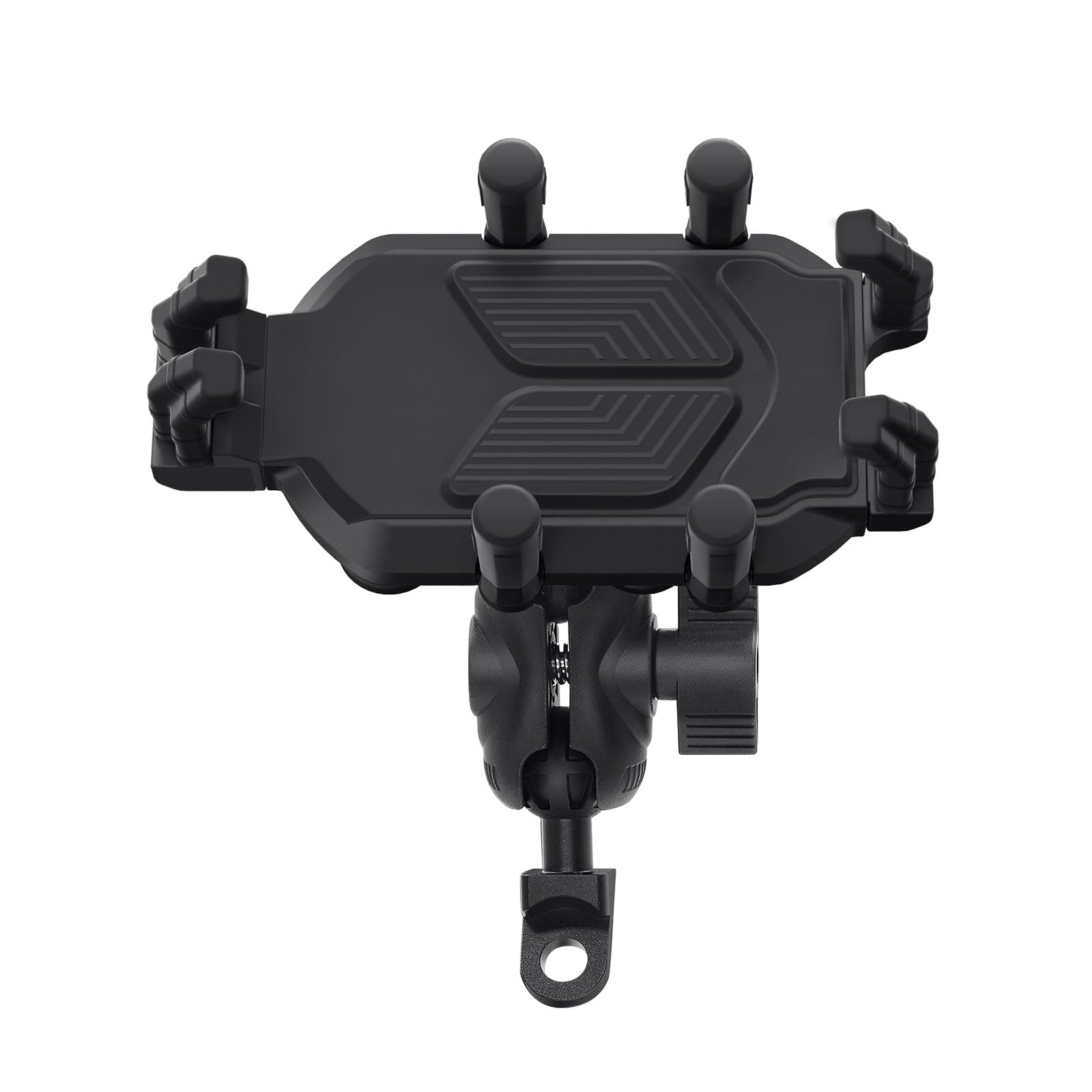 Support de téléphone universel anti-choc pour guidon de moto avec rotation à 360° et libération rapide réglable
