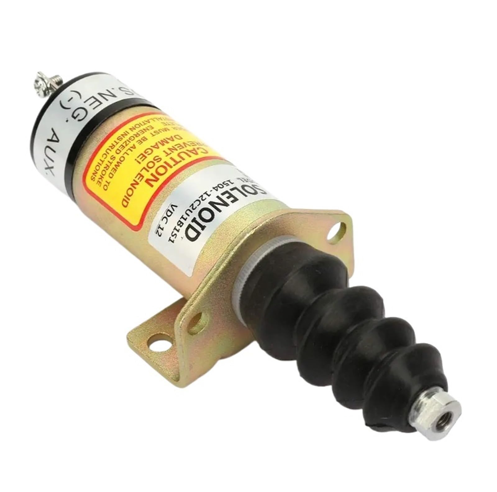 Solénoïde de fermeture 12V haute précision pour stopper le moteur