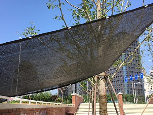 Perfect Sunblock Shade Cloth with Grommets 70% 10 ft x 20 ft Black for Plant Cover Greenhouse Barn Kennel Pool Pergola… - Image 3