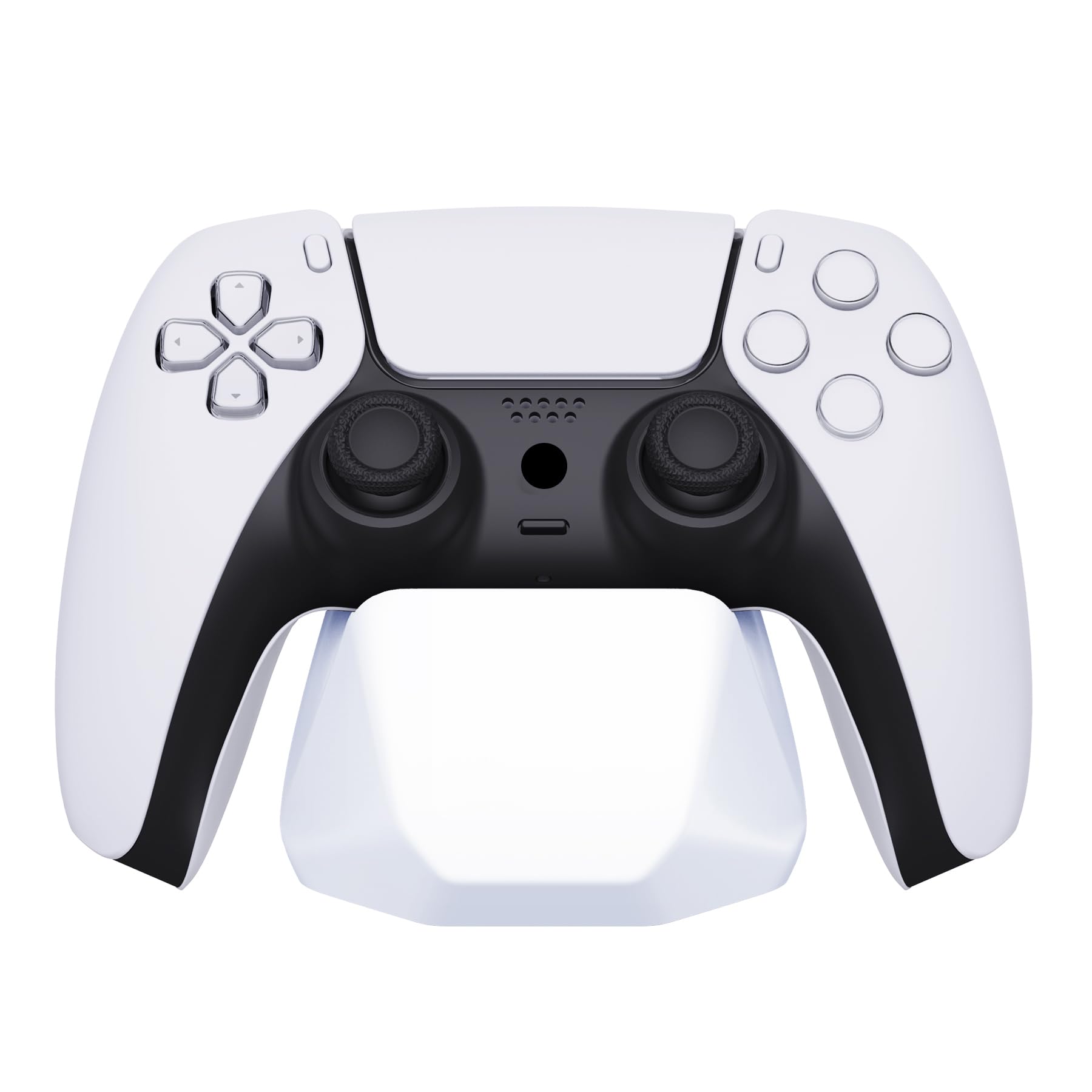 playvital 2 Porta Joystick per ps5/4,Supporto Controller Stand Base da Tavolo per Xbox Series X/S,Gaming Accessori per Switch 1/2 Pro Joypad-Bianco
