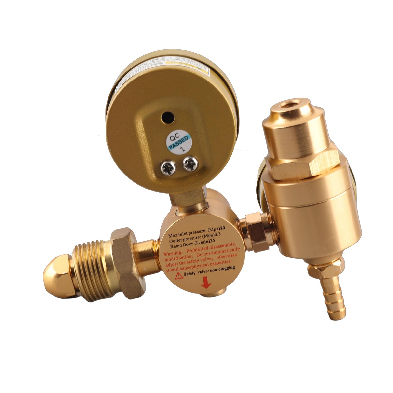 Regulator spawania gazowego Argon Miernik CO2 TIG MIG Przepływomierz 4500psi