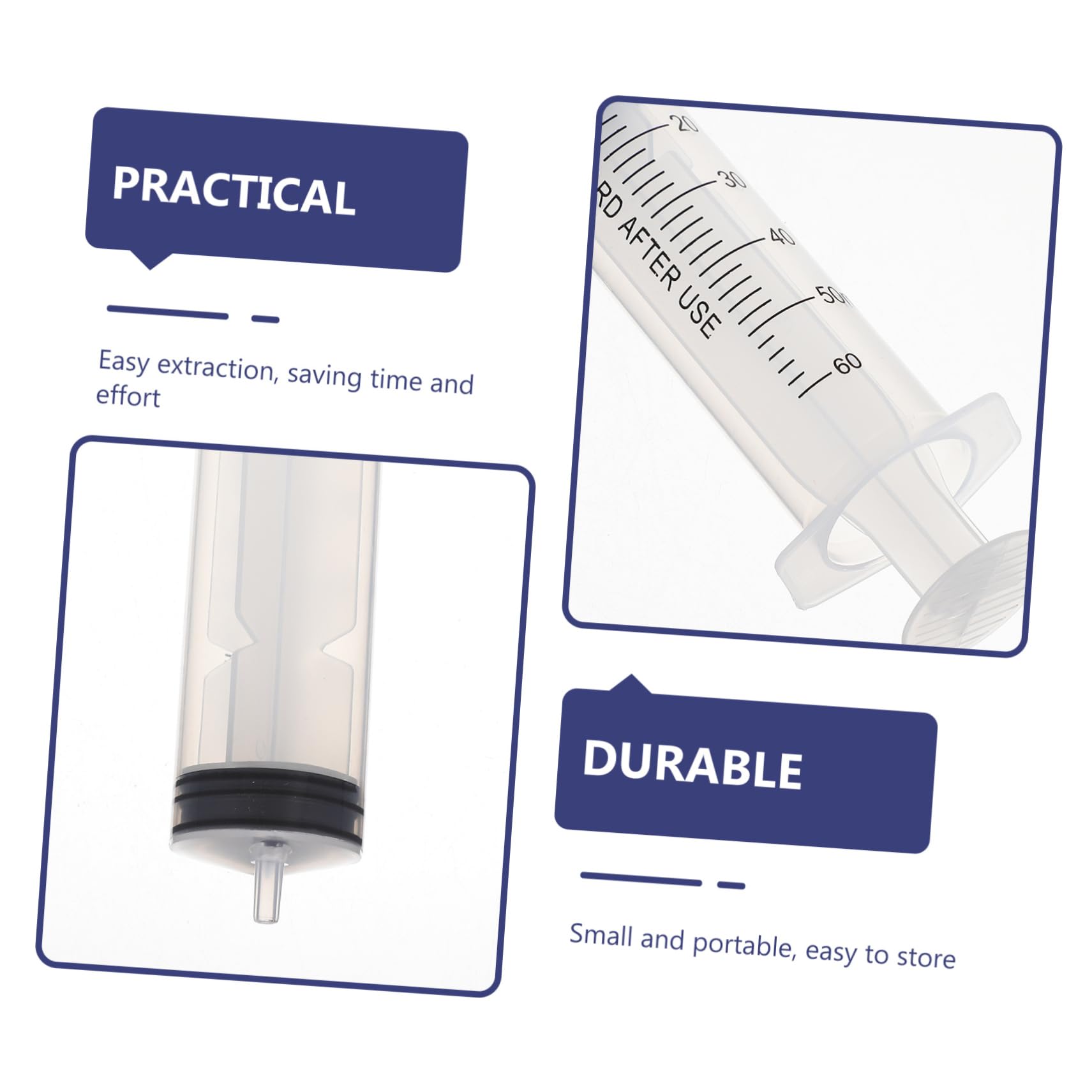 GLEAVI 30pezzi Siringhe senza Ago in Plastica da Siringhe per Misurazione di Liquidi per Medicinali e Uso Industriale