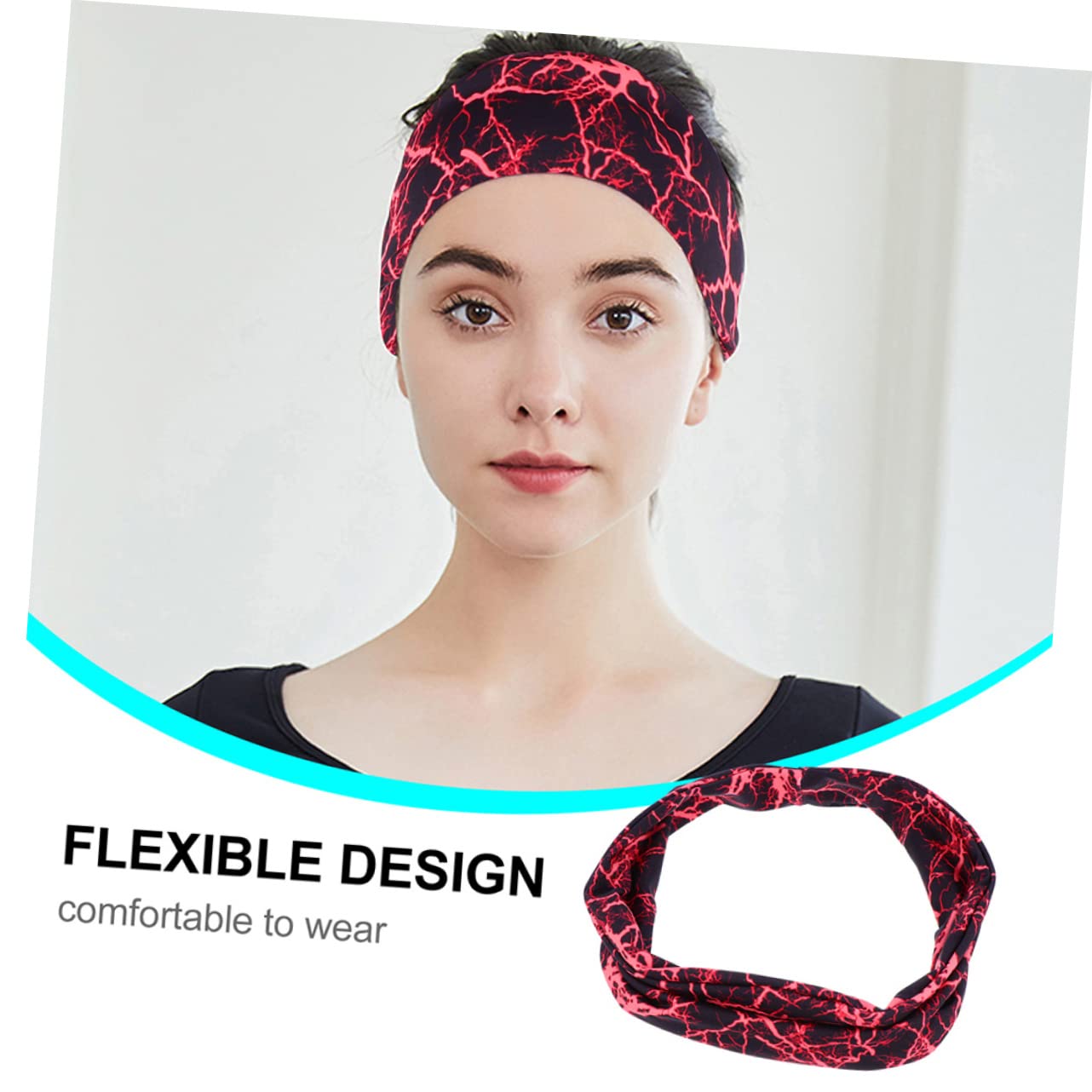 Abaodam Cintura Antitraspirante Fitness Fascia Per Con Clip Atletico Gruppo Musicale Sport Fascia Elastica Per Esercizi Fascia Per Da Allenamento Spandex